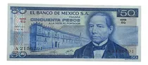 Comprar Billete Cincuenta Pesos Benito Juárez Serie Eq