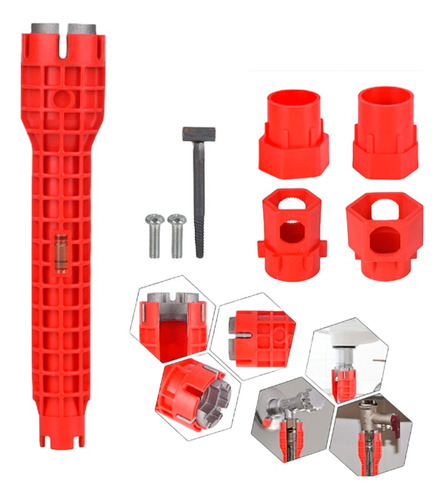 Llave Multiusos Para Grifería 14 En 1