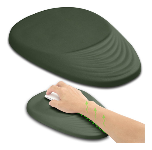 Hokafenle Alfombrilla Ergonomica Para Mouse Con Diseno De Cu