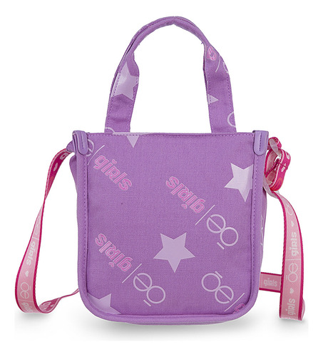 Bolsa Niñas Tote Cloe Naccyl Mediano Color Lila
