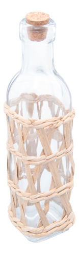 Garrafa Wolff Para Azeite De Vidro Com Fibra Natural 300ml