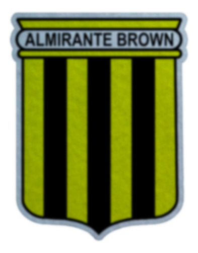 Parche Escudo Felpa Para Coser 6cm Set X4 Equipos Arg001 Almirante Brown Almirante Brown