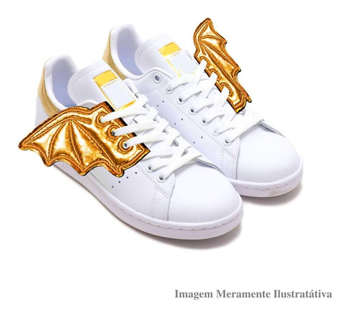 Asa De Morcego Acessório Para Tênis Patins Cadarço 2 Pares