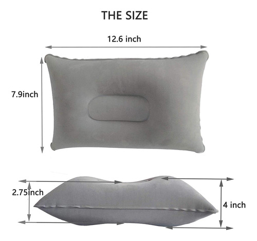 Almohadas Inflables Ultraligeras Para Camping Y Viajes