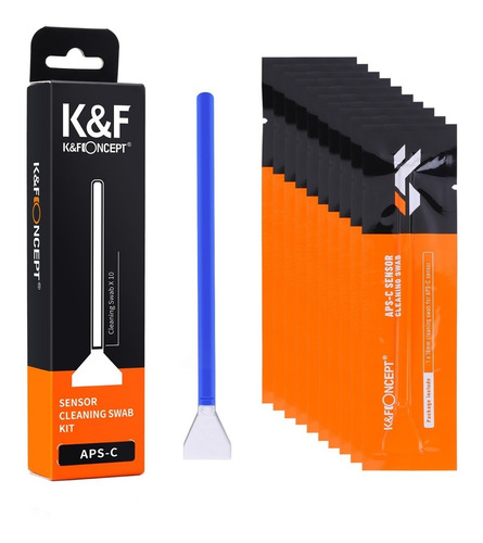 Kit Limpieza Hisopo K&f Concept Para Sensor Apsc 10 Paletas