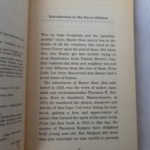 The Adventures Of Buster Bear. Thornton W. Burgess
