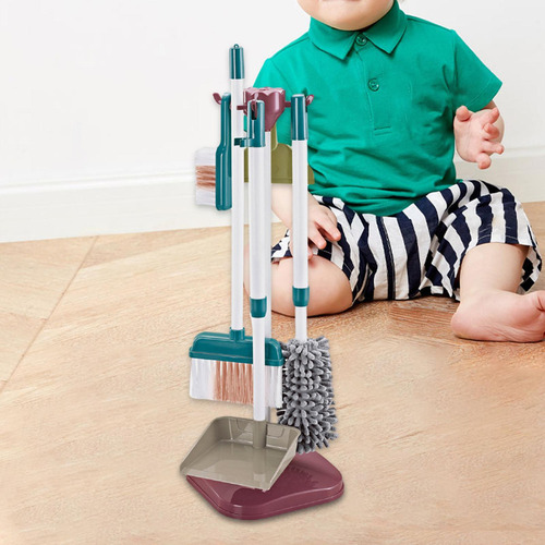 Juego De Limpieza Para Niños Juego De Escoba, Recogedor Y Y