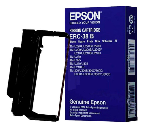 Cinta Epson Erc-38b Para Impresora Matricial Tmu220 Original