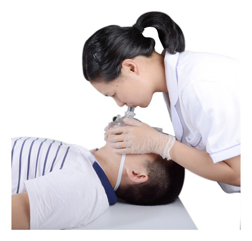 Mascarilla De Respiración Rcp Con Válvula Unidireccional Reu