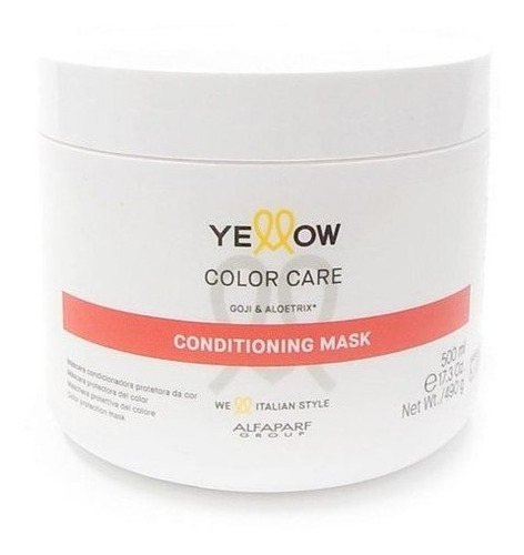 Yellow Color Care Mascara Protección Color Pelo Teñido 500ml