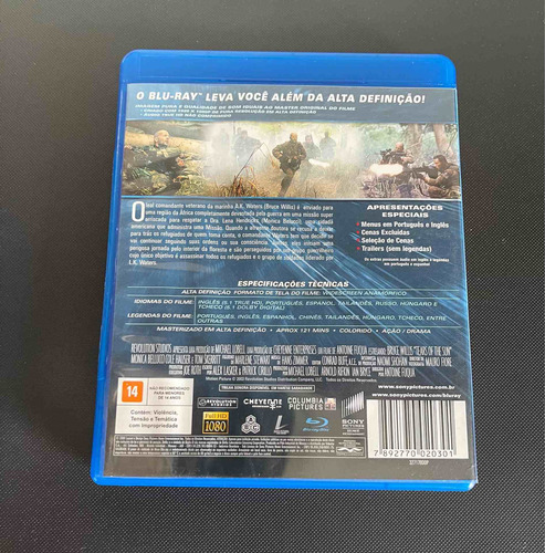 Imagem 2 de 5 de Blu Ray - Lágrimas De Sol - Raro - Lombada Azul