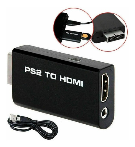 Adaptador Conversor Ps2 Playstation 2 Para Hdmi Tv Monitor