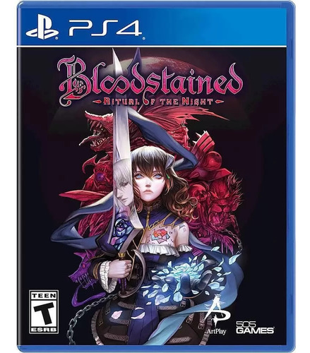 Jogo Midia Fisica Bloodstained Ritual Of The Night Ps4