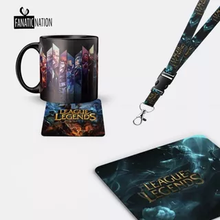 Pack League Of Legend Con Mouse Pad Y Lanyard Mglol-04