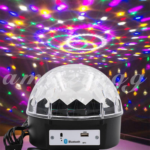 Luces Para Fiesta Multi Disco Bluetoot Led Bola Psicodélica