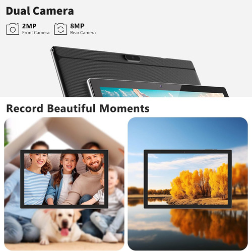 Android 15 Tablet 10 Polegadas Tablet 2 Em 1tablets Com T...