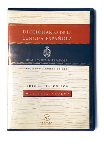 Diccionario Edición Cd Rom De La Rae Lengua Española 