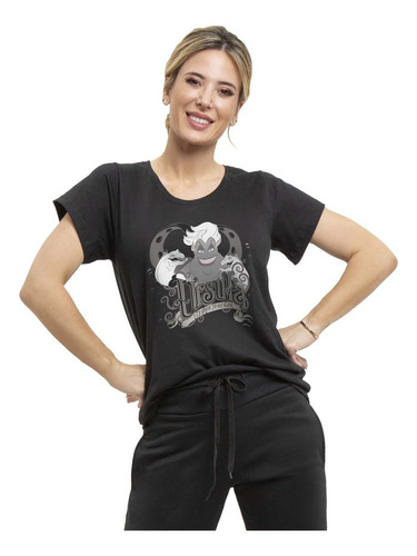 Remera Mujer Disney Úrsula Cocot Urbano - Art. 21058