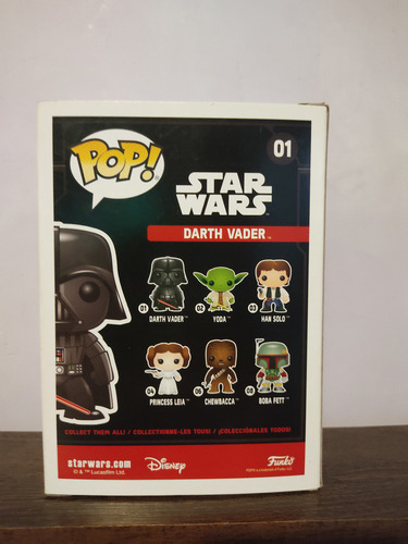 Pop! Funko Darth Vader #01 | Star Wars