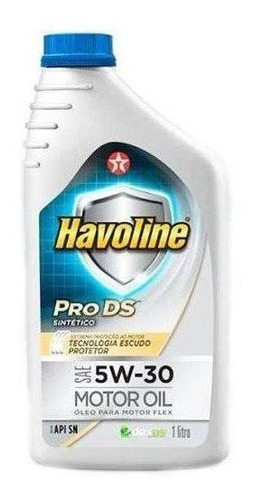 Óleo Do Motor Texaco Havoline Pro Ds 5w30 Sintético 1l