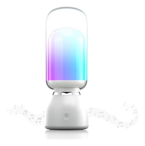 Bocina Bluetooth Speaker Luces Led Lámparas De Campamento