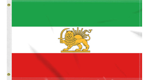 3×5 Ft Antigua Bandera Del Sol Del León De Irán, Gran Bander