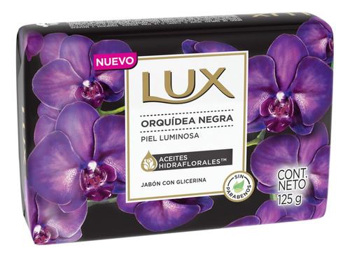 Jabón En Barra Lux Orquídea Negra 125 G