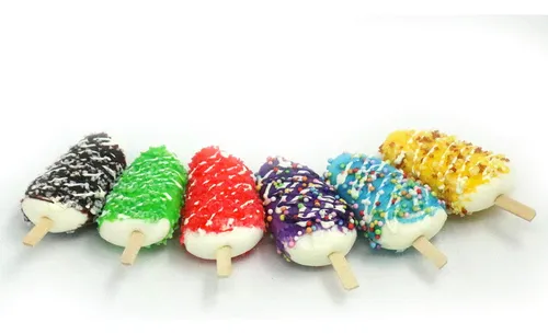 Helados Artificiales Para Decoracion Pack 6 Paletas Surtidas