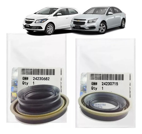 Retentor Par Lateral Cambio Aut Capitiva Cruze Onix Spin