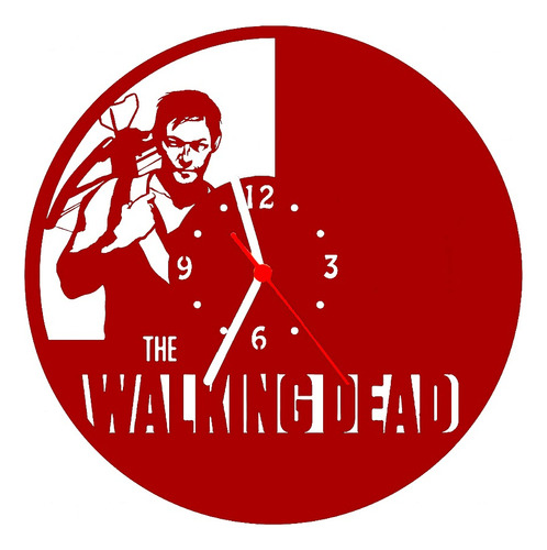 Relógio De Madeira Mdf | Walking Dead Serie Zumbi 2 V