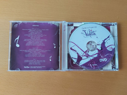 Violetta Cantar Es Lo Que Soy Cd Y Dvd Disney Original Ver (Usado)