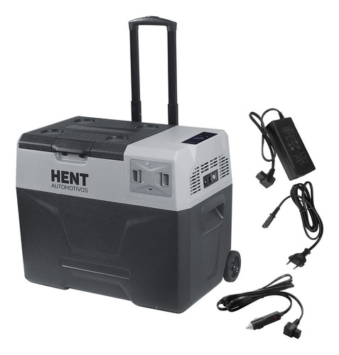 Geladeira Portátil 40l Com Bateria Recarregável E Rodas