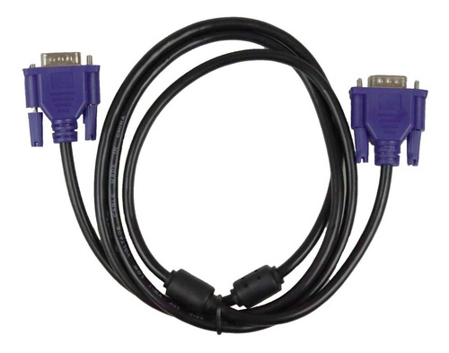 Imagen 1 de 9 de Cable Vga A Vga Ferrita Con Fibra Cable Resistente 18-6174