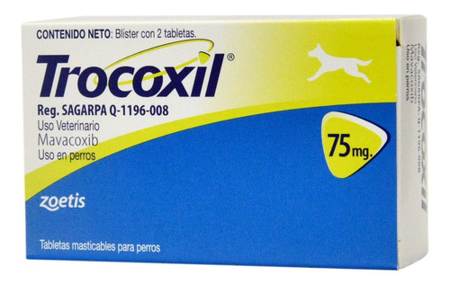 Zoetis Medicamento Trocoxil Tab 75mg Zoetis