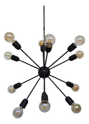 Lampara Colgante Explosion Diseño Moderno 12 Luces E27
