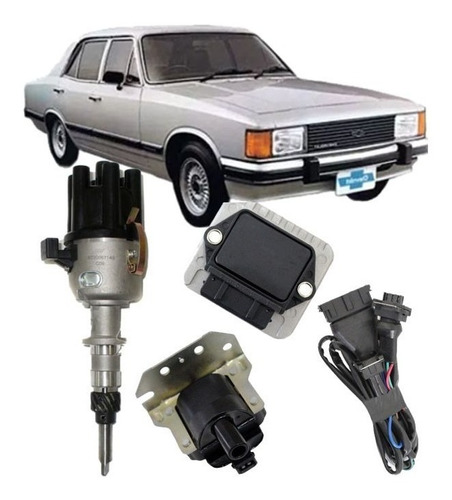 Kit Ignição Hall Distribuidor Opala Caravam Injeção 4cc