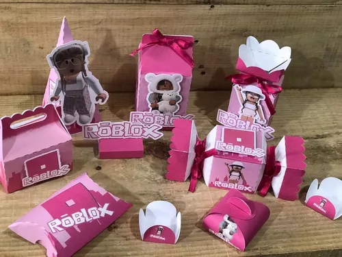 Kit Festa Pronta Roblox Completa com Decoração e Lembrancinha