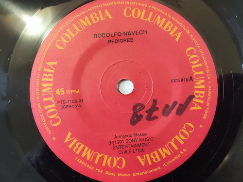 Vinilo Single De Rodolfo Navech -amante A Esco  ( A66
