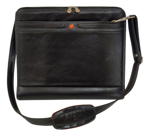 Wenger Swiss Army Cuero Portafolio Maletin Messenger Bag