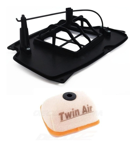 Kit Filtro De Ar Tornado Suporte Biker + Filtro Twinair