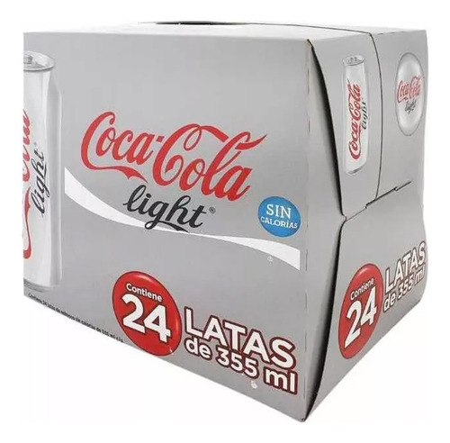 Refresco Coca-cola Light 24 Pzs. De 355 Ml C/u.
