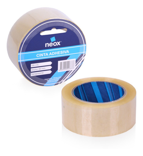 Cinta Adhesiva Transparente Neox 48 Mm X 100 Mts - Mosca