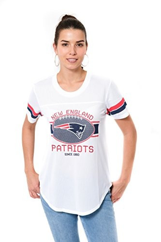Camiseta Jersey Para Mujer Icer Brands Nfl New England