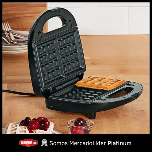 Sandwichera Waflera Tostadora 3 En 1 Placas Intercambiables