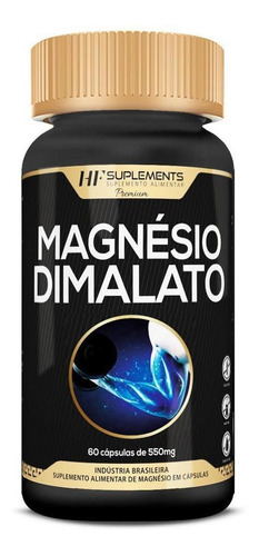 Magnesio Dimalato Premium 550mg Musculos Resistentes