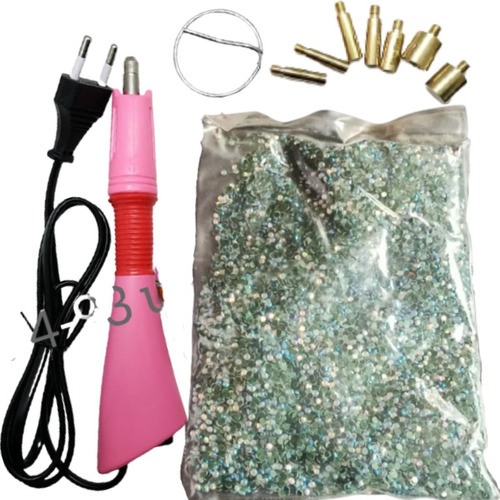 Aplicador De Pedrería Strass Lujo +1 Bolsa De Stras Diamante