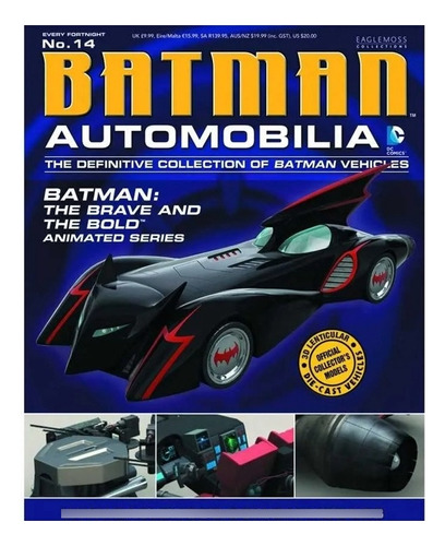 Revista Automobilia Batman Nro.14 Brave & Bold  Eaglemoss