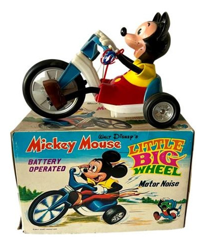 Mickey Mouse Little Big Wheel Hong Kong 1960 #0138 (Usado)