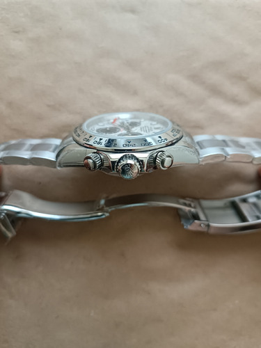 Reloj Rolex No Ap Omega Daytona Meteorito Con Caja Automátic Plateado Plateado Gris (Reacondicionado)