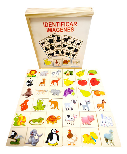 Identificar Imágenes En Sombras Animales Y Frutas Niño(ña)